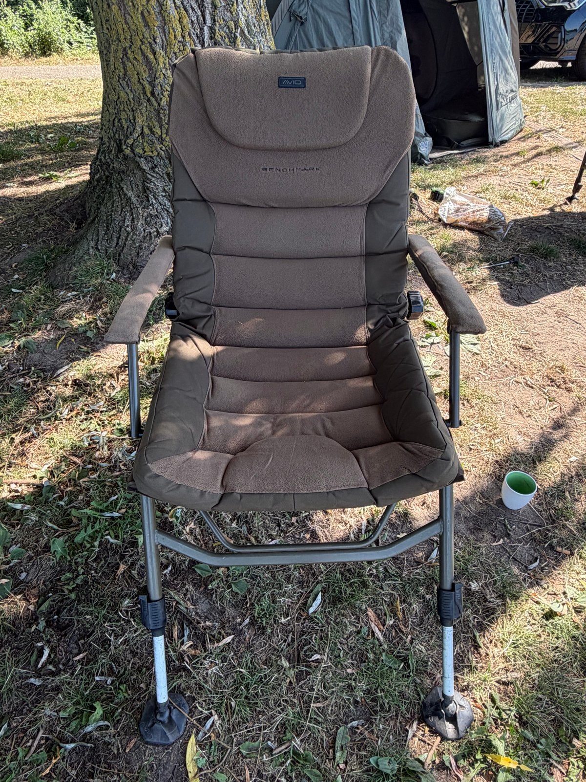Avid Benchmark Campingstoel - Comfortabel en Stevig, Ophalen of Verzenden, Gebruikt, Campingstoel