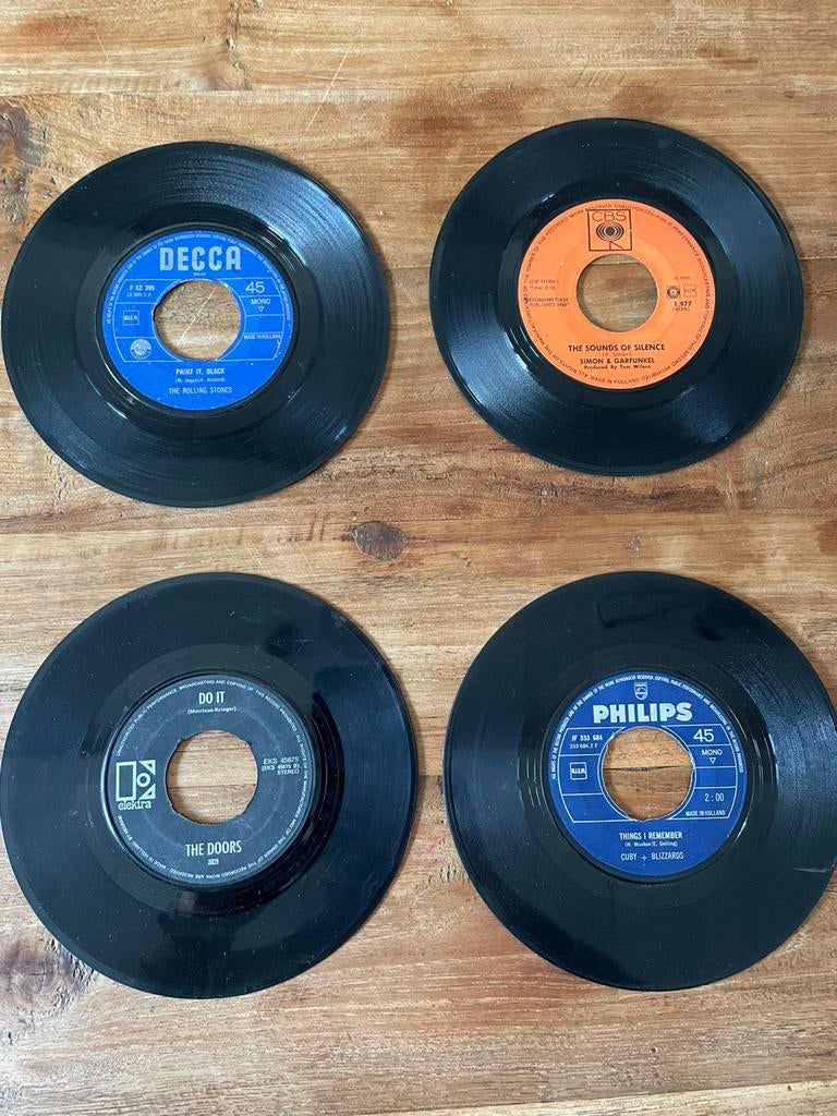 78 toeren (bakelieten) platen inclusief bewaardoosje, Gebruikt, Ophalen of Verzenden, 1960 - 1969, Originele persing