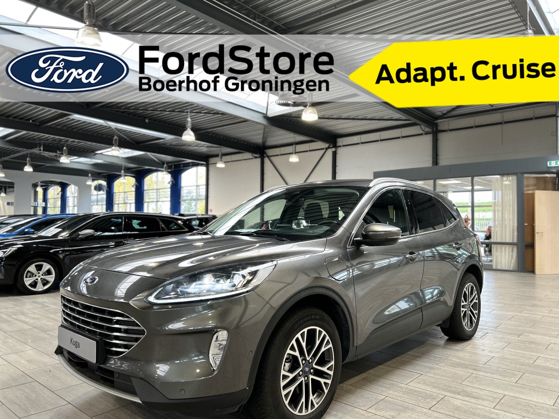 Ford Kuga 2.5 PHEV Titanium | Winter pack | SOH 91,5% | Adap, Auto's, Gebruikt, 4 cilinders, Plug-in hybride, Bedrijf