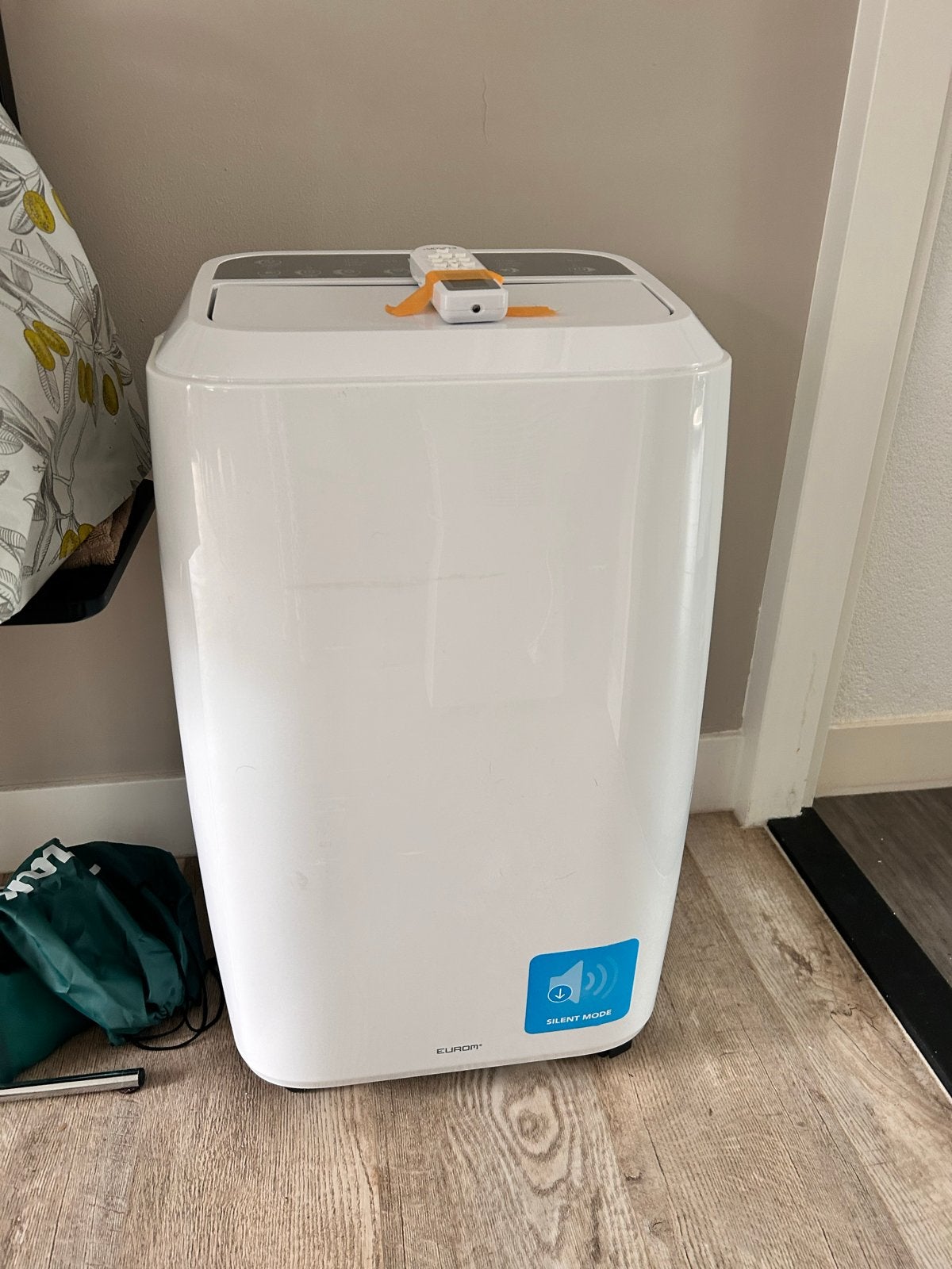 Eurom Coolsilent 90 Wifi Mobiele Airco met Afstandsbediening, Ophalen, Minder dan 60 m³, 3 snelheden of meer, Zo goed als nieuw