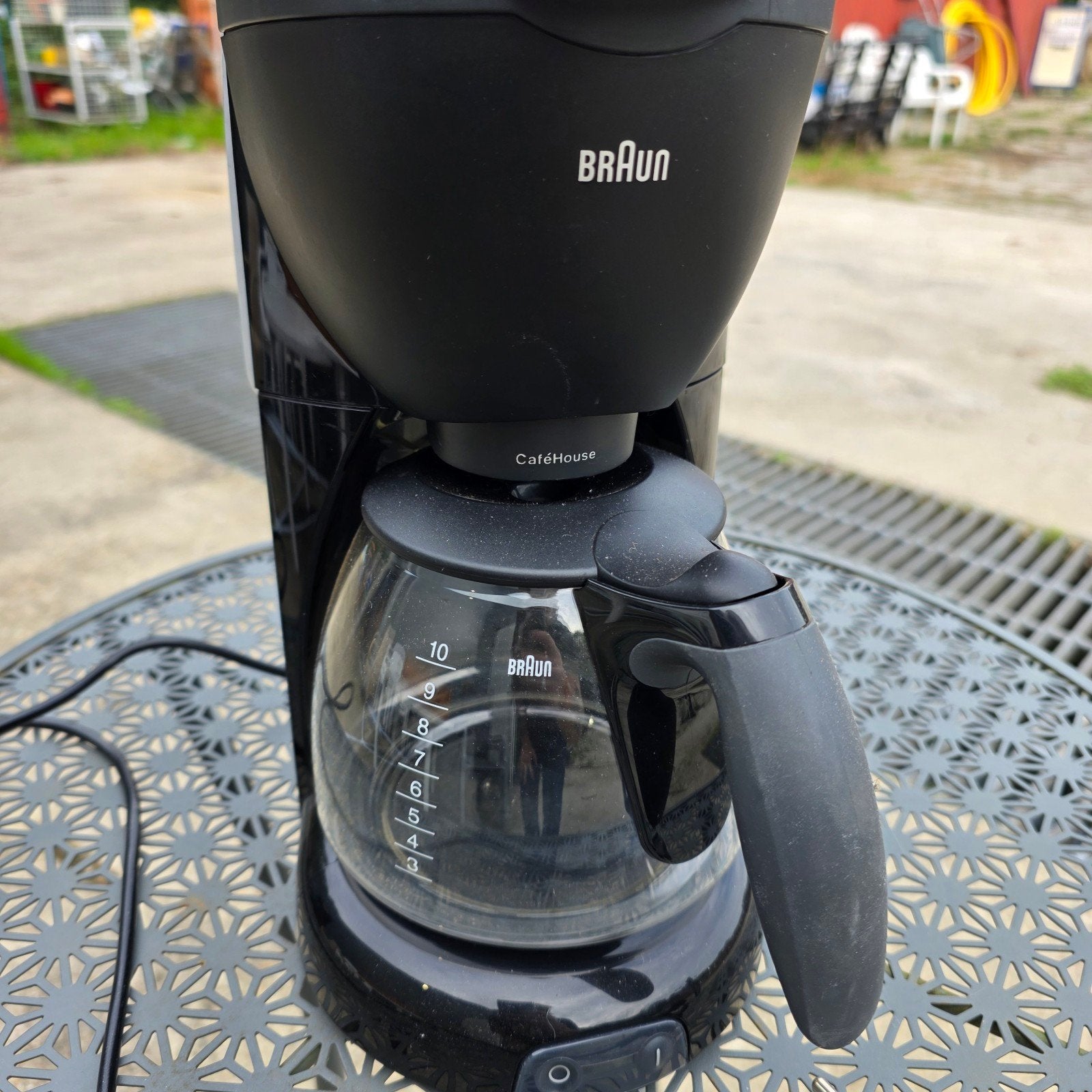 Braun CaféHouse Koffiezetapparaat - Zwart, Gebruikt, 10 kopjes of meer, Koffiemachine, Gemalen koffie