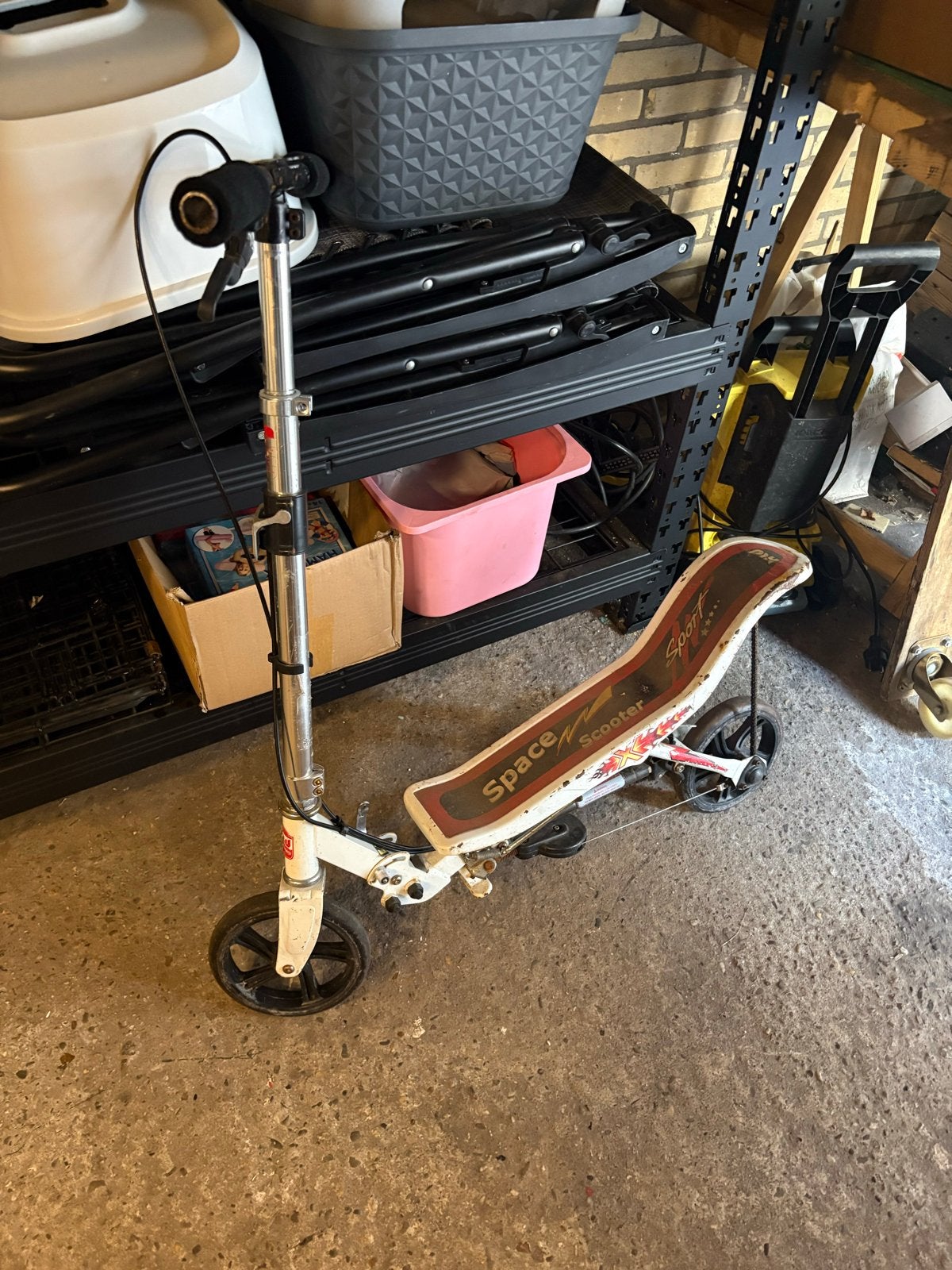 Space Scooter Wit - Gebruikte Step, Fietsen en Brommers, Steps, Ophalen, Gebruikt, Gewone step