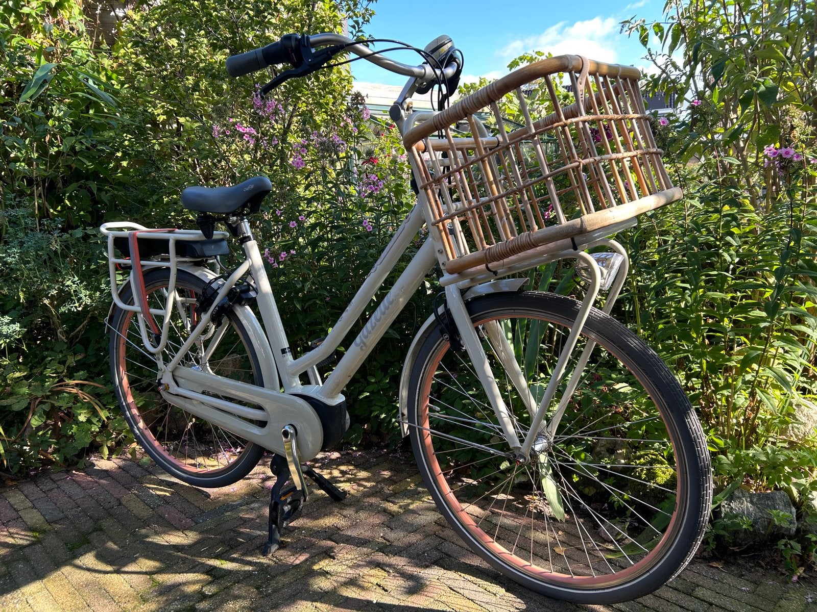 Prachtige electrische Gazelle miss grace, Ophalen, 53 tot 56 cm, Versnellingen, Zo goed als nieuw
