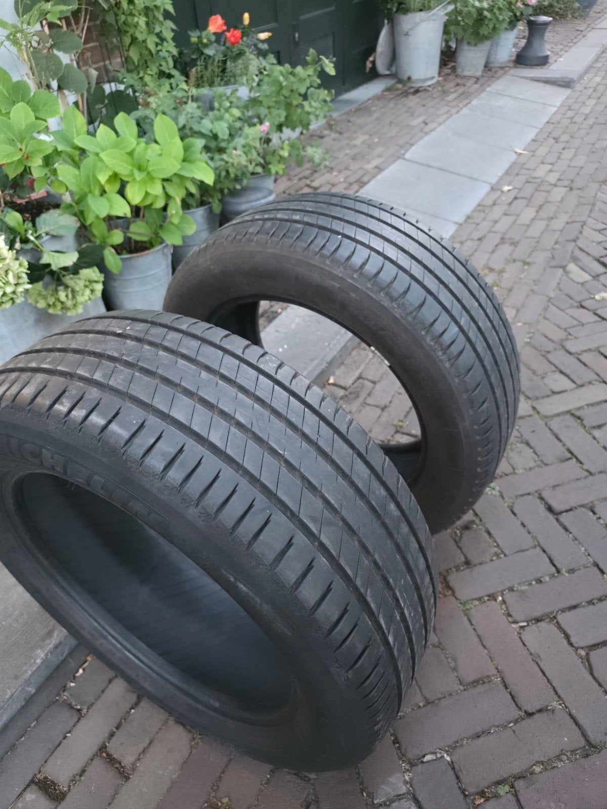 2 Michelin banden 235/55/18 - Profielen perfect, Ophalen, Gebruikt