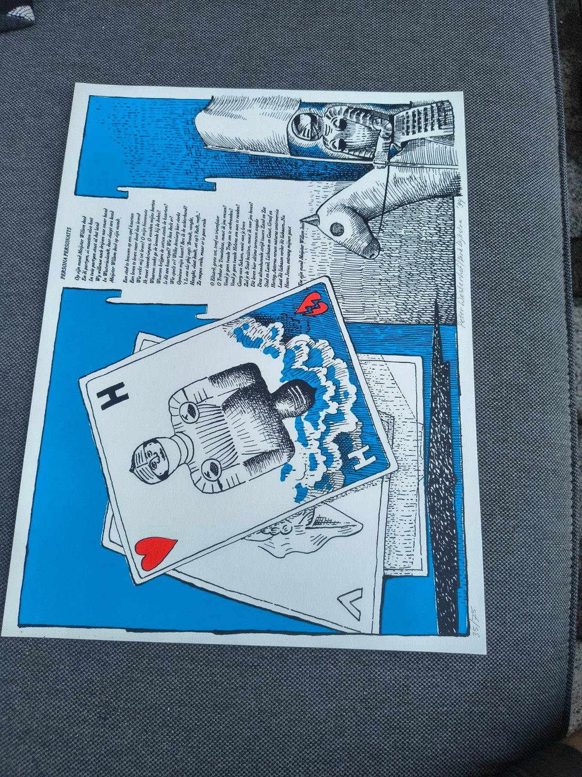 Stiel: Acht zeefdrukken van Groningse kunstenaars, Origineel, 1950 - 1999, Ophalen of Verzenden, Zeefdruk