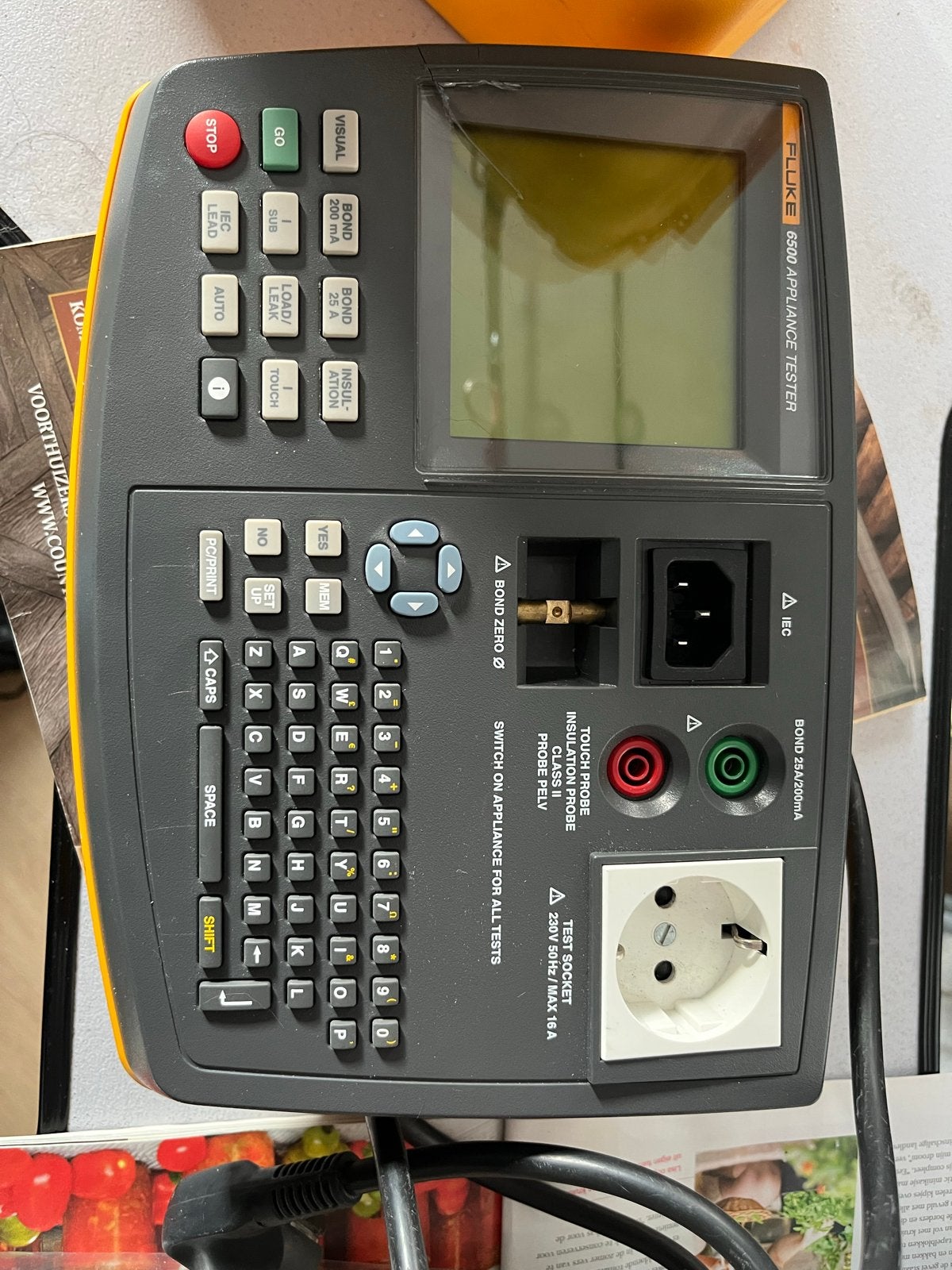Fluke 6500 pat Apparaattester - Professionele PAT Tester, Ophalen of Verzenden, Gebruikt, Elektriciteit