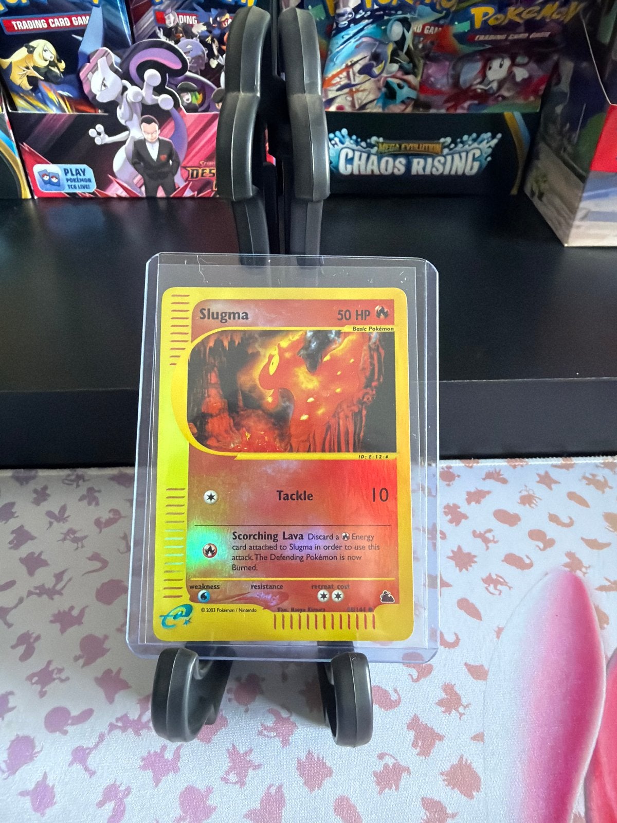 Pokémon Kaart: Slugma (50 HP) - Basic Pokémon, Ophalen of Verzenden, Zo goed als nieuw, Losse kaart
