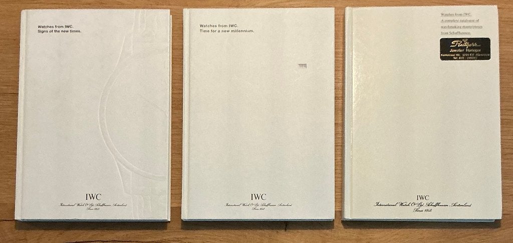 IWC Neo-Vintage Catalogi (Engels) - 1994, 1999, 2000, Gelezen, Verzenden, Overige onderwerpen, IWC