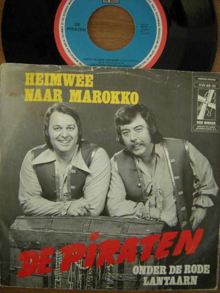 De Piraten (Heimwee Naar Marokko), Gebruikt, 7 inch, Ophalen of Verzenden, 1970 - 1979