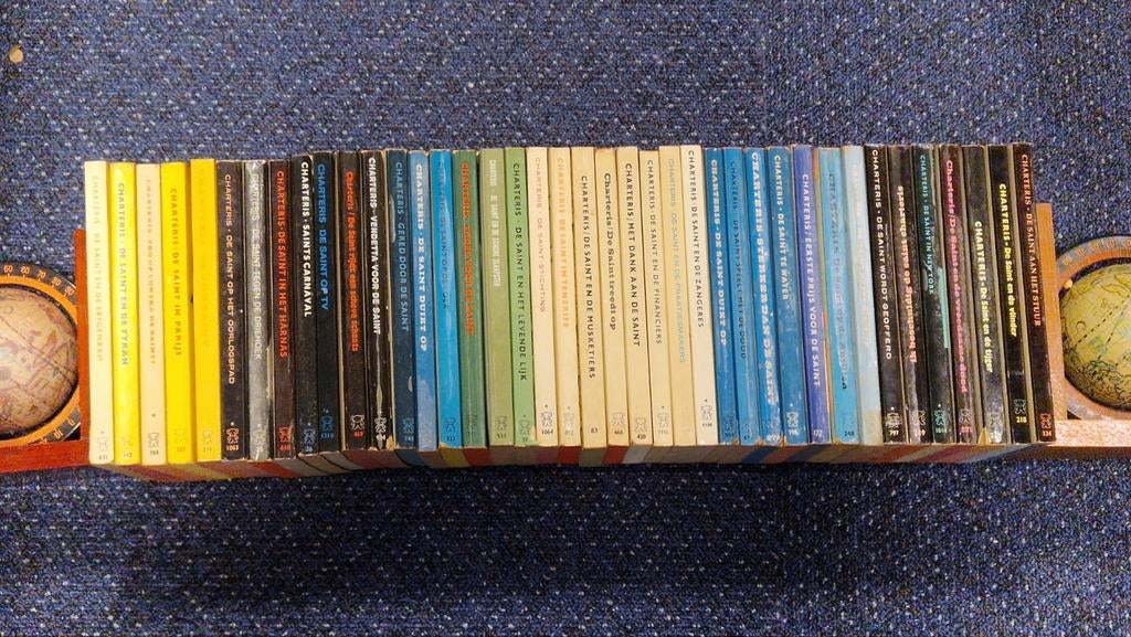 Partij 40x Leslie Charteris De Saint Zwarte Beertjes, Boeken, Ophalen of Verzenden, Gelezen