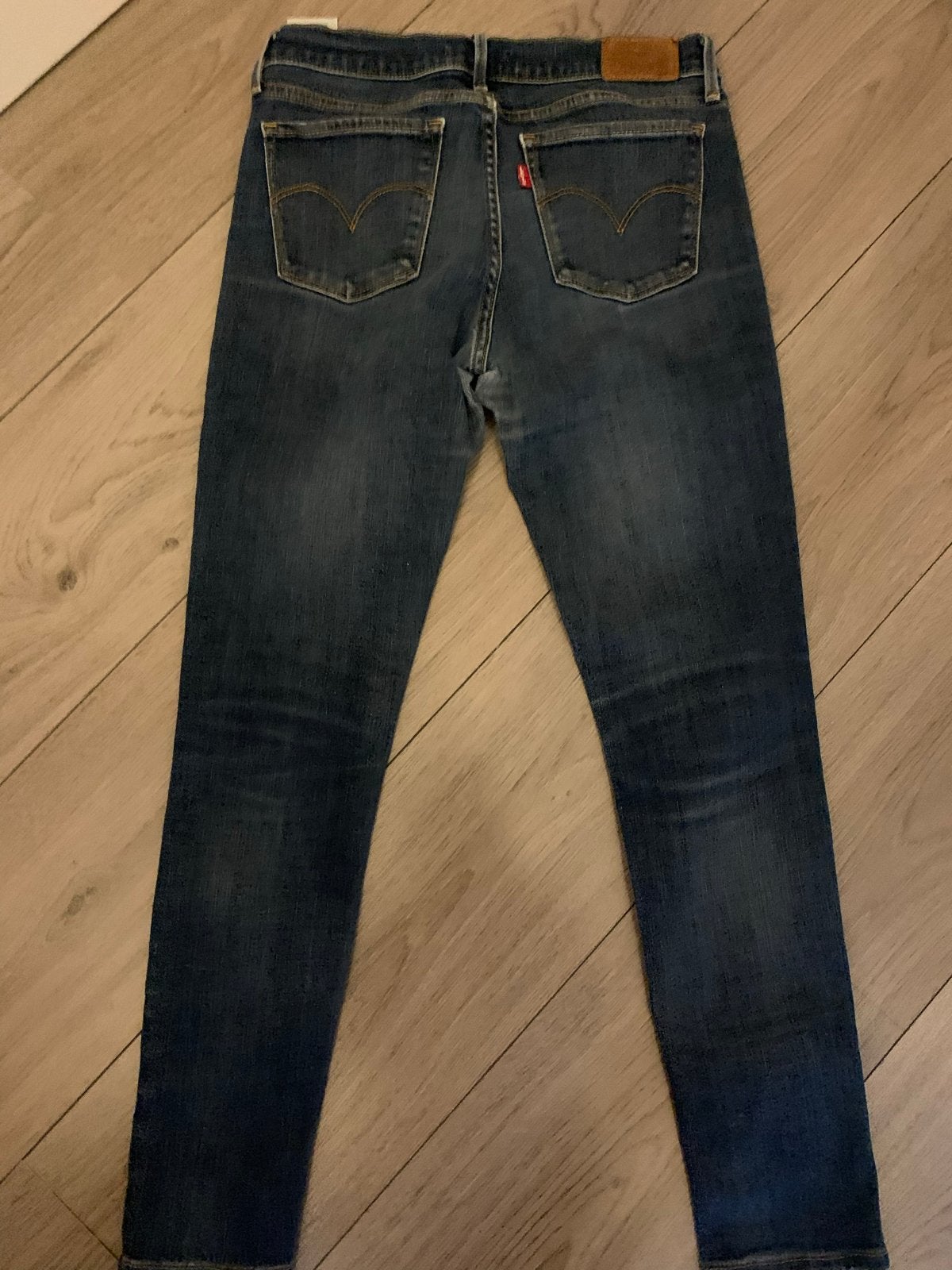 Levi's 710 Super Skinny Jeans - maat 158, Kleding | Dames, Ophalen of Verzenden, Zo goed als nieuw, Blauw, Overige jeansmaten