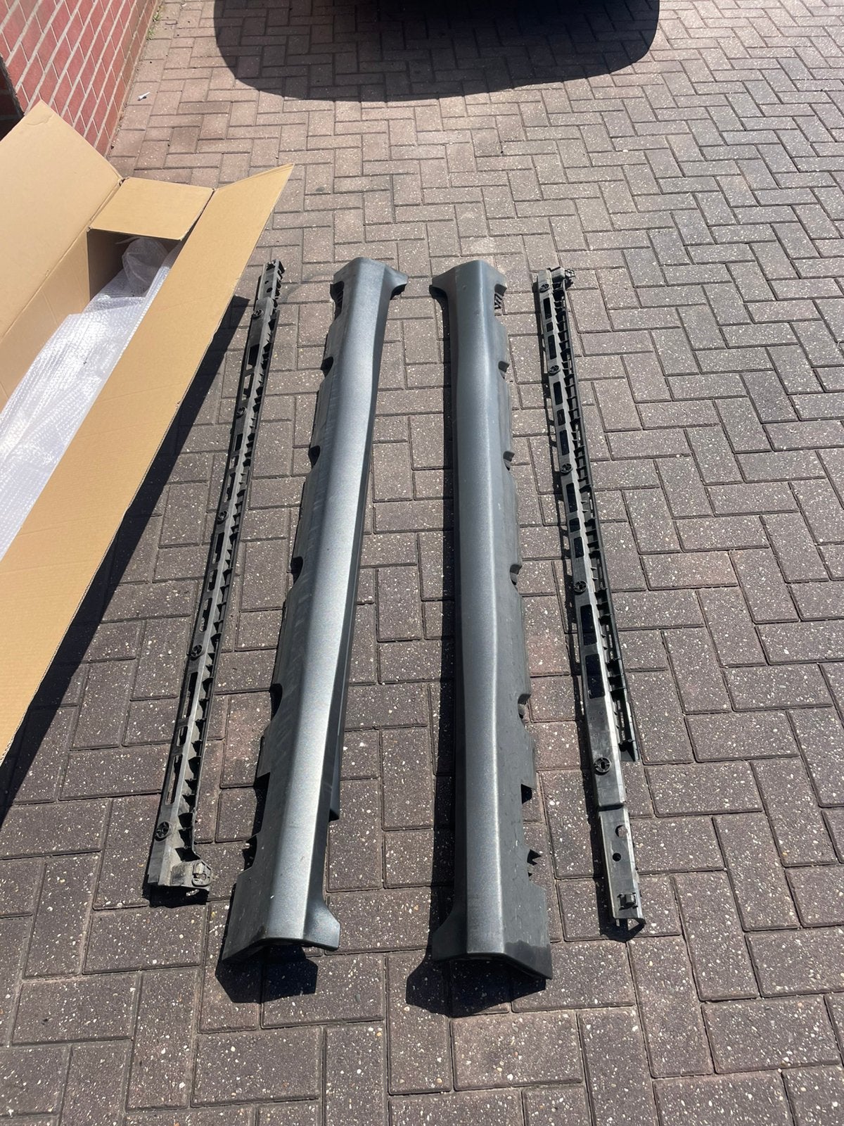 Mercedes GLC 250d AMG line Originele sidebars  Links Rechts, Ophalen, Gebruikt