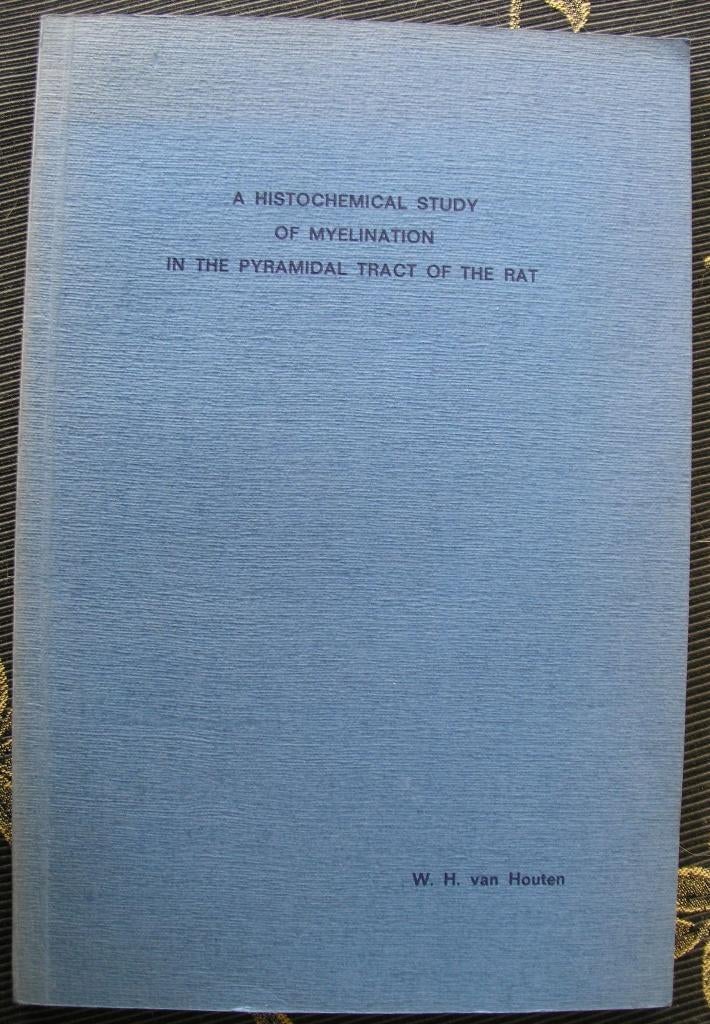 Ratten-W.H. V. Houten - A histochemical study of MYELINATION, Ophalen of Verzenden, Gelezen, Konijnen of Knaagdieren