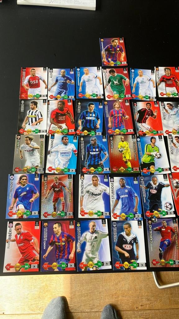 Panini cl 2009/2010 2013/2014, Ophalen of Verzenden, Zo goed als nieuw, Buitenlandse clubs, Poster, Plaatje of Sticker