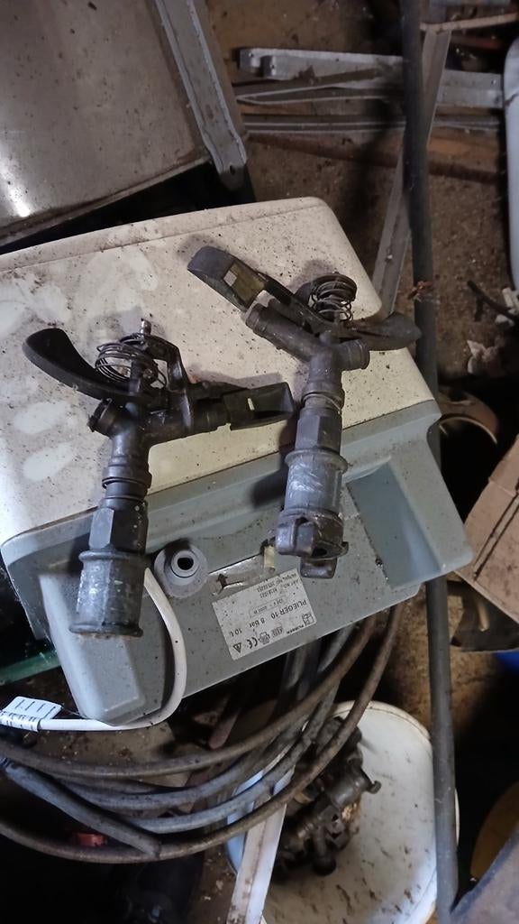 Beregening buizen aluminium en ijzer met sproeiers, Ophalen, Gebruikt, Cirkelsproeier