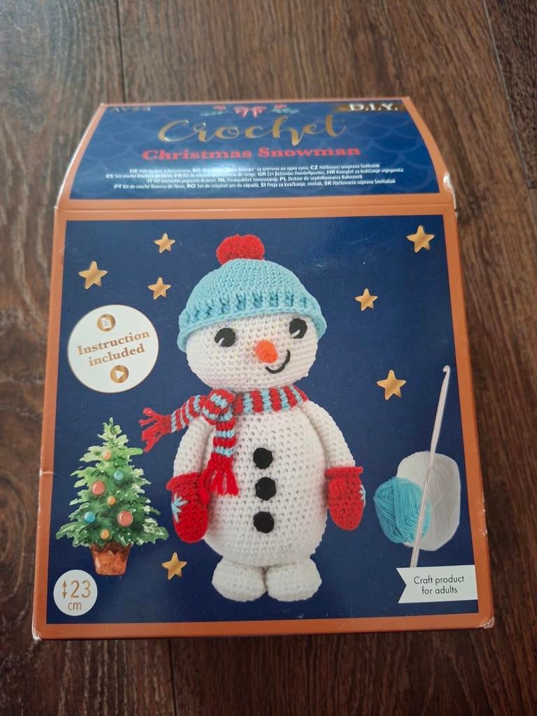 DIY Haakpakket Kerst Sneeuwpop - Nieuw in doos, Ophalen