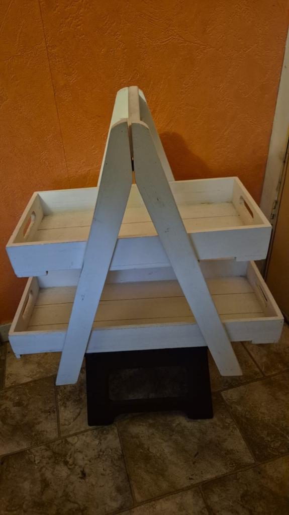Mooie houten etagaire, Ophalen of Verzenden, Gebruikt