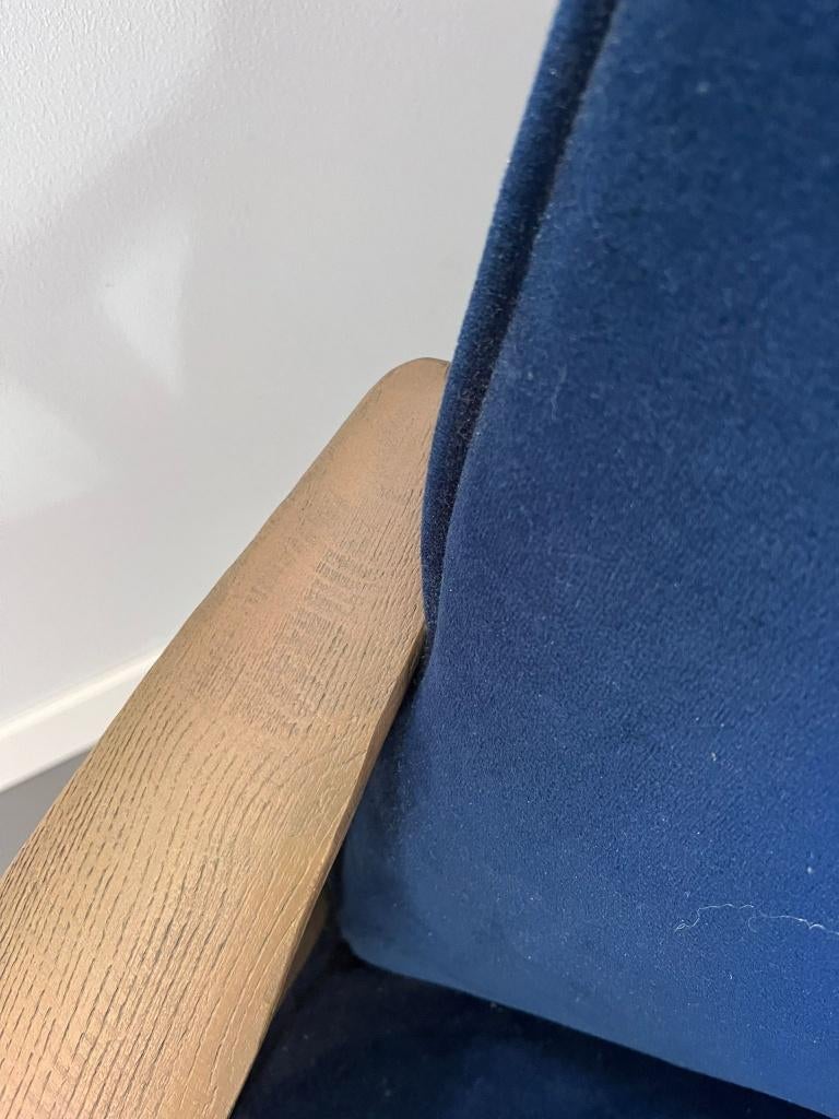 Stoel, Huis en Inrichting, Ophalen, Gebruikt, Blauw, Eén