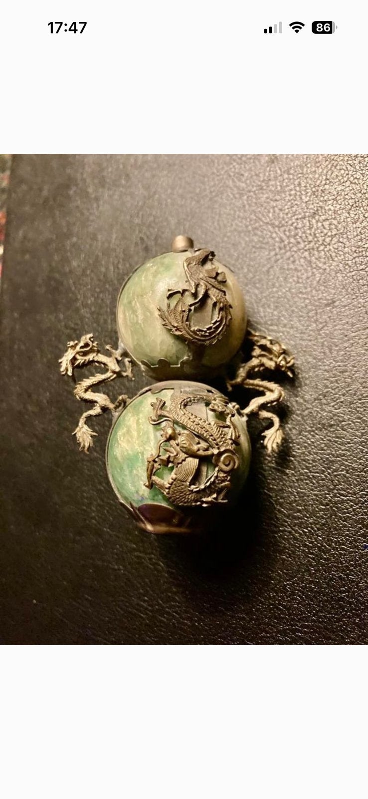 Antiek Zilver Jade Tibetaans, Antiek en Kunst, Verzenden, Zilver