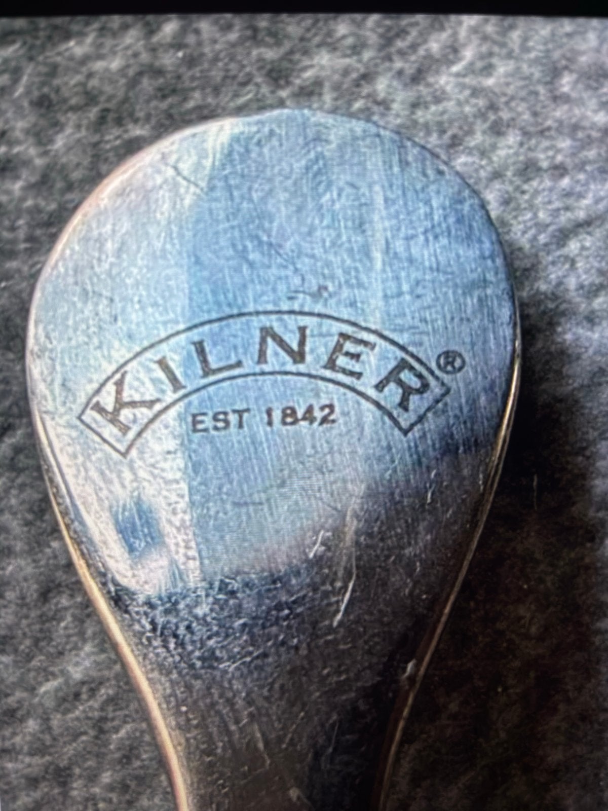 Vintage Kilner 1842 Jampotlepel met haakje 15 cm, Ophalen of Verzenden
