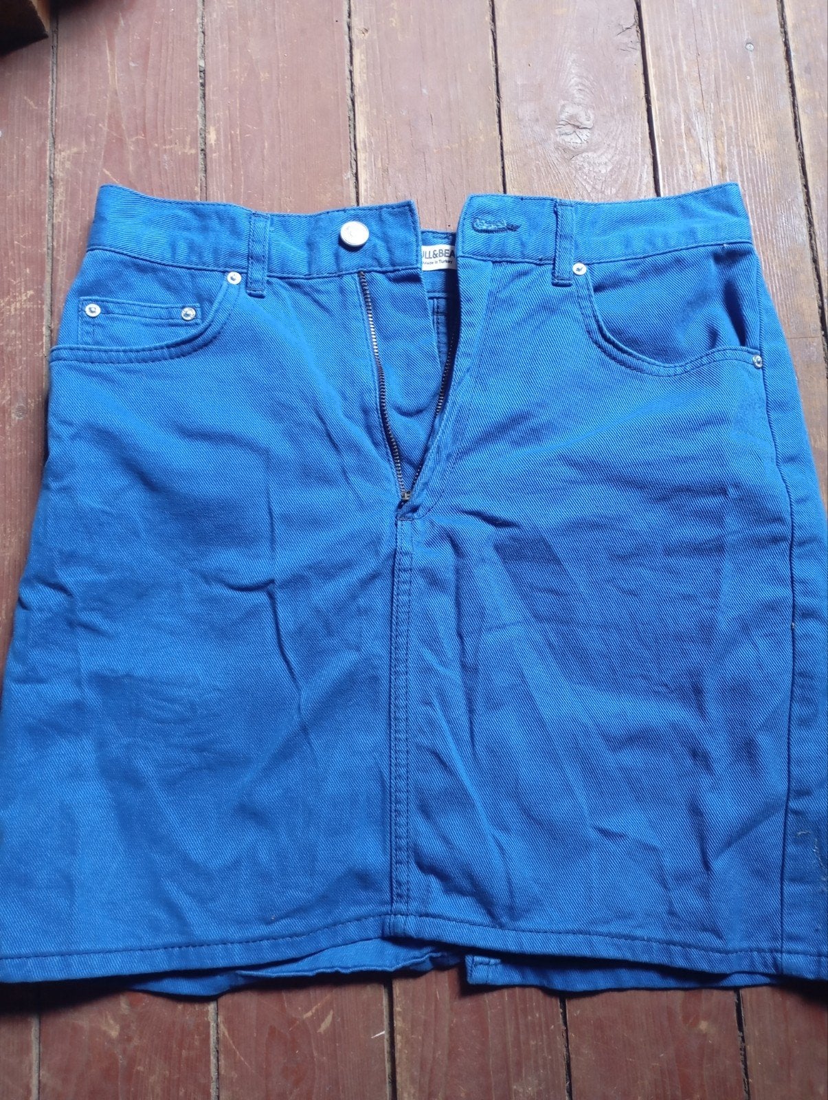 Blauwe spijkerrok - Maat S, Kleding | Dames, Blauw, Ophalen of Verzenden, Maat 36 (S), Boven de knie