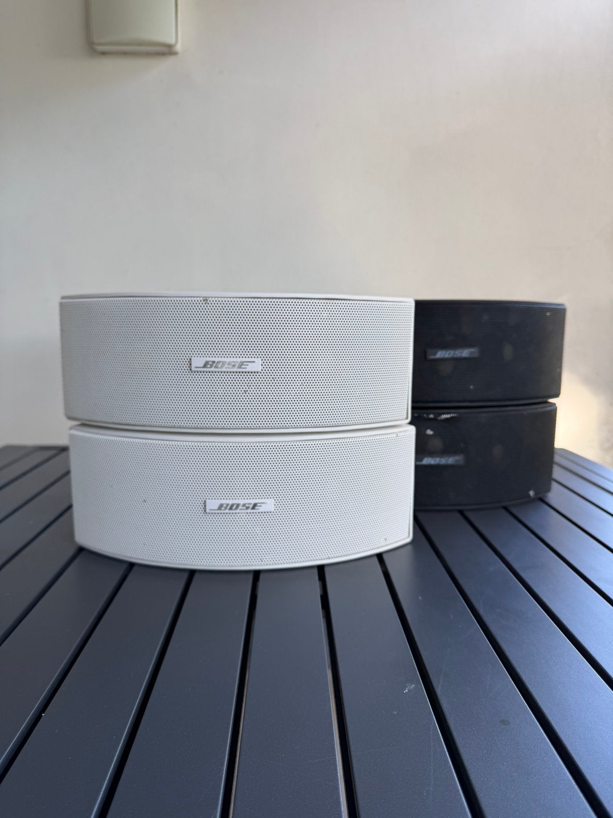 Bose 151 buitenspeakers zwart/wit incl. ophangbeugels