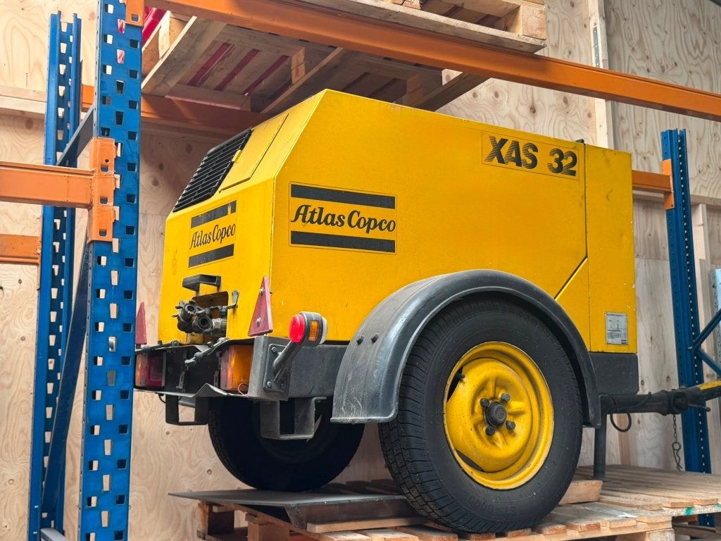 Atlas Copco XAS 32 Mobiele Compressor - Gebruikt, Ophalen, Gebruikt, 6 tot 10 bar, Minder dan 200 liter/min