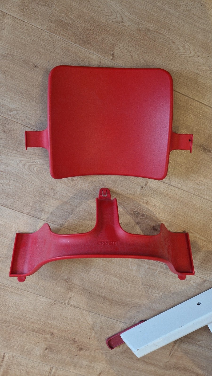Stokke babyset voor tripp trapp rood, Ophalen, Gebruikt, Meegroeistoel, Stoelverkleiner