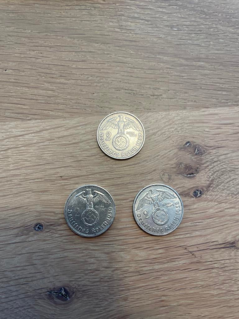 Setje nazi munten 62,5% zilver, Postzegels en Munten, Munten | Europa | Niet-Euromunten, Verzenden, Duitsland, Setje, Zilver