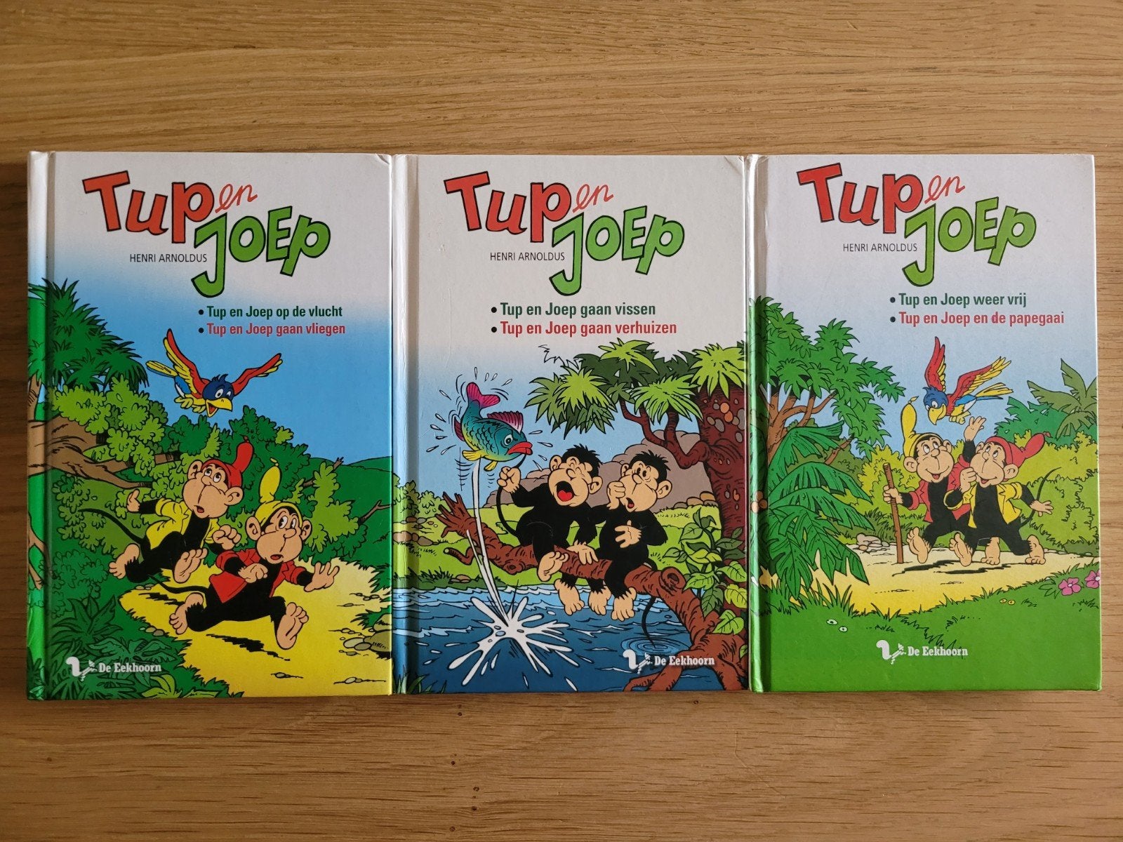 3x Tup & Joep omnibussen, Henri Arnoldus, IZGS, samen €6,-, Boeken, Kinderboeken | Jeugd | onder 10 jaar, Ophalen of Verzenden