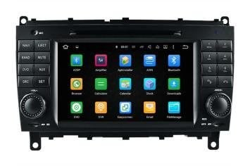 Navigatie Mercedes CLK w209 2004 apple carplay android 15