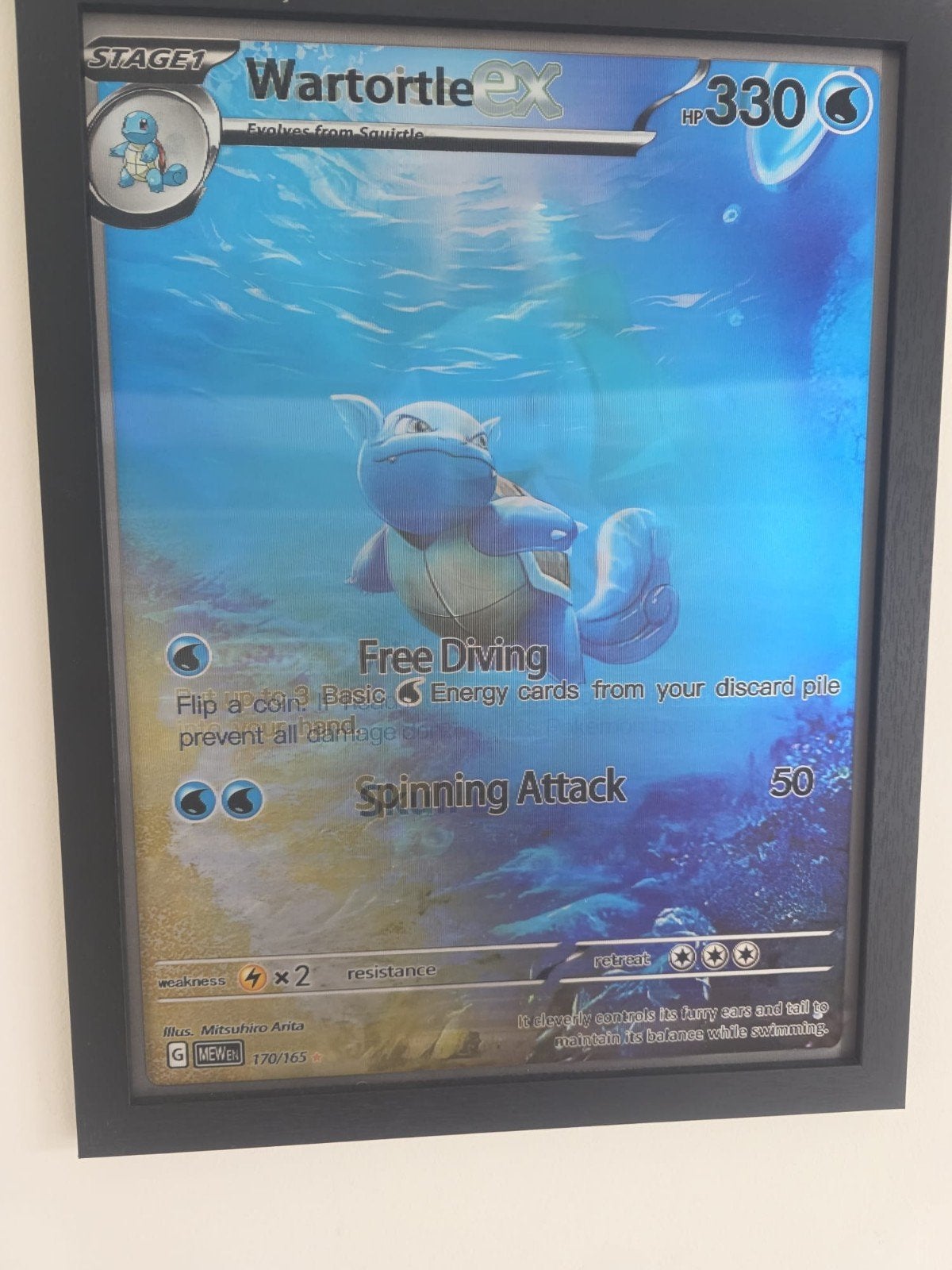 Pokemon 3d painting, 3different pictures, Ophalen of Verzenden, Nieuw, Overige typen, Foil