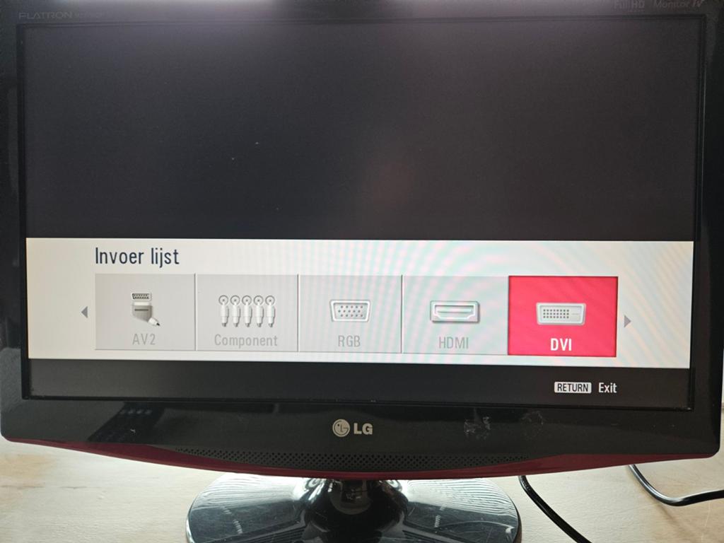 LG Flatron Monitor M2062D - 20 inch LCD TV/Monitor, Ophalen, Gebruikt, 50 Hz, LCD
