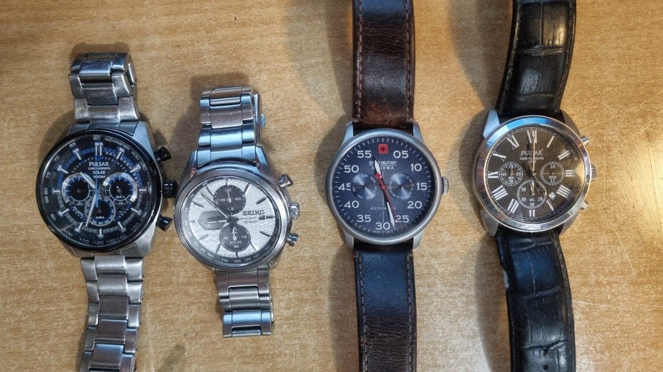Diverse Herenhorloges: Seiko, Pulsar, Swiss Military, Ophalen of Verzenden