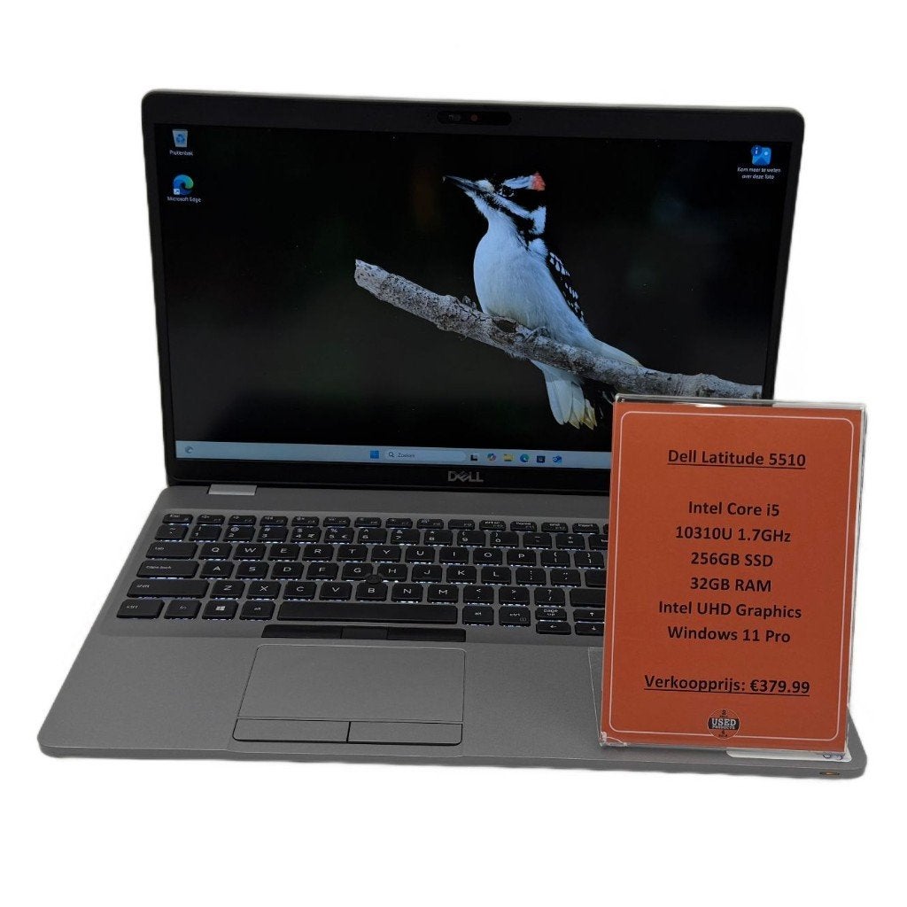Dell Latitude 5510 Laptop | i5-10310U 256GB SSD 32GB RAM, Computers en Software, Windows Laptops, 256 GB, Met videokaart, 2 tot 3 Ghz