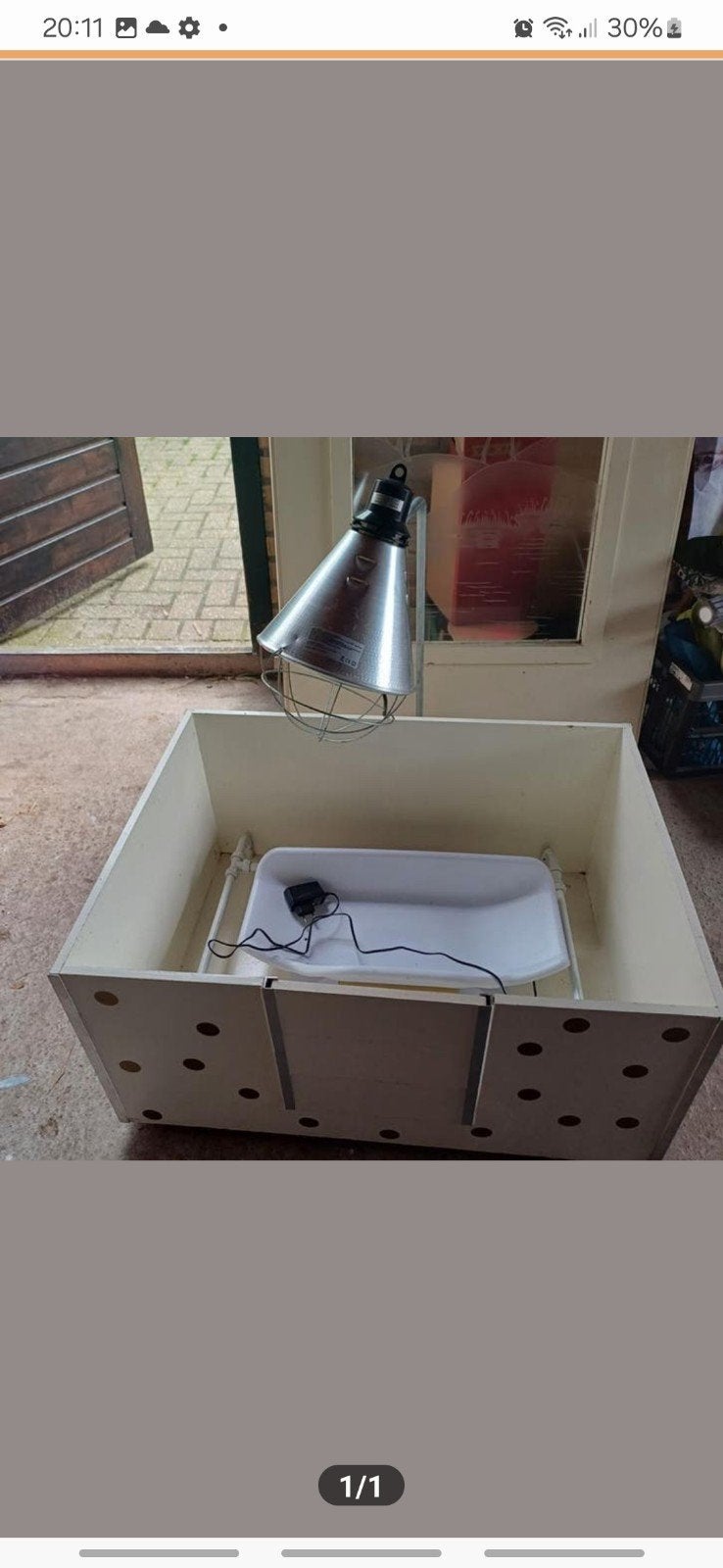 Werpkist, compleet, Ophalen, Zo goed als nieuw, 110 cm of meer, Minder dan 65 cm