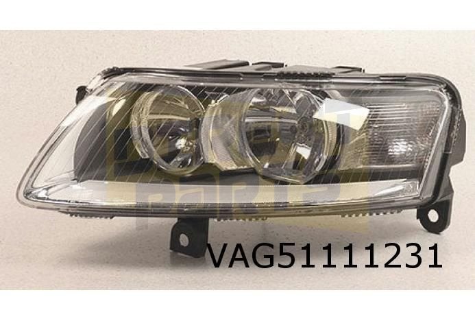 Audi A6 (-9/08) Koplamp Rechts ((halogeen)) Origineel! 4F094, -, Verzenden, -, Nieuw