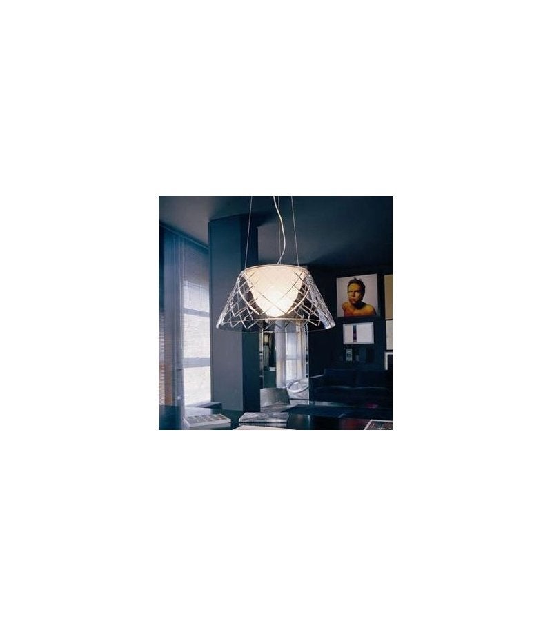 FLOSS ROMEO LOUIS II 2 SUSPENSION NIEUWSTAAT, Design, Zo goed als nieuw, Glas, E27 (groot)