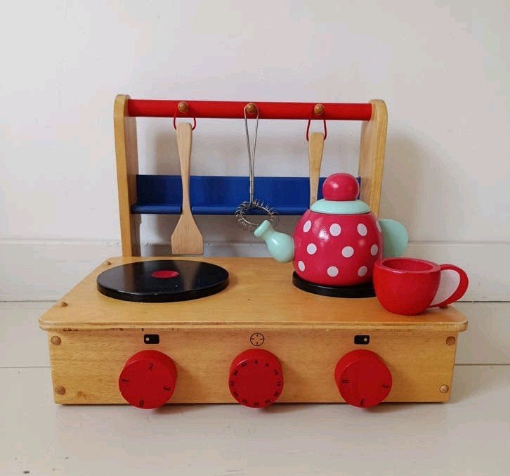 Houten Speelgoed | Mini keuken opklapbaar kinder keukentje, Ophalen, Gebruikt