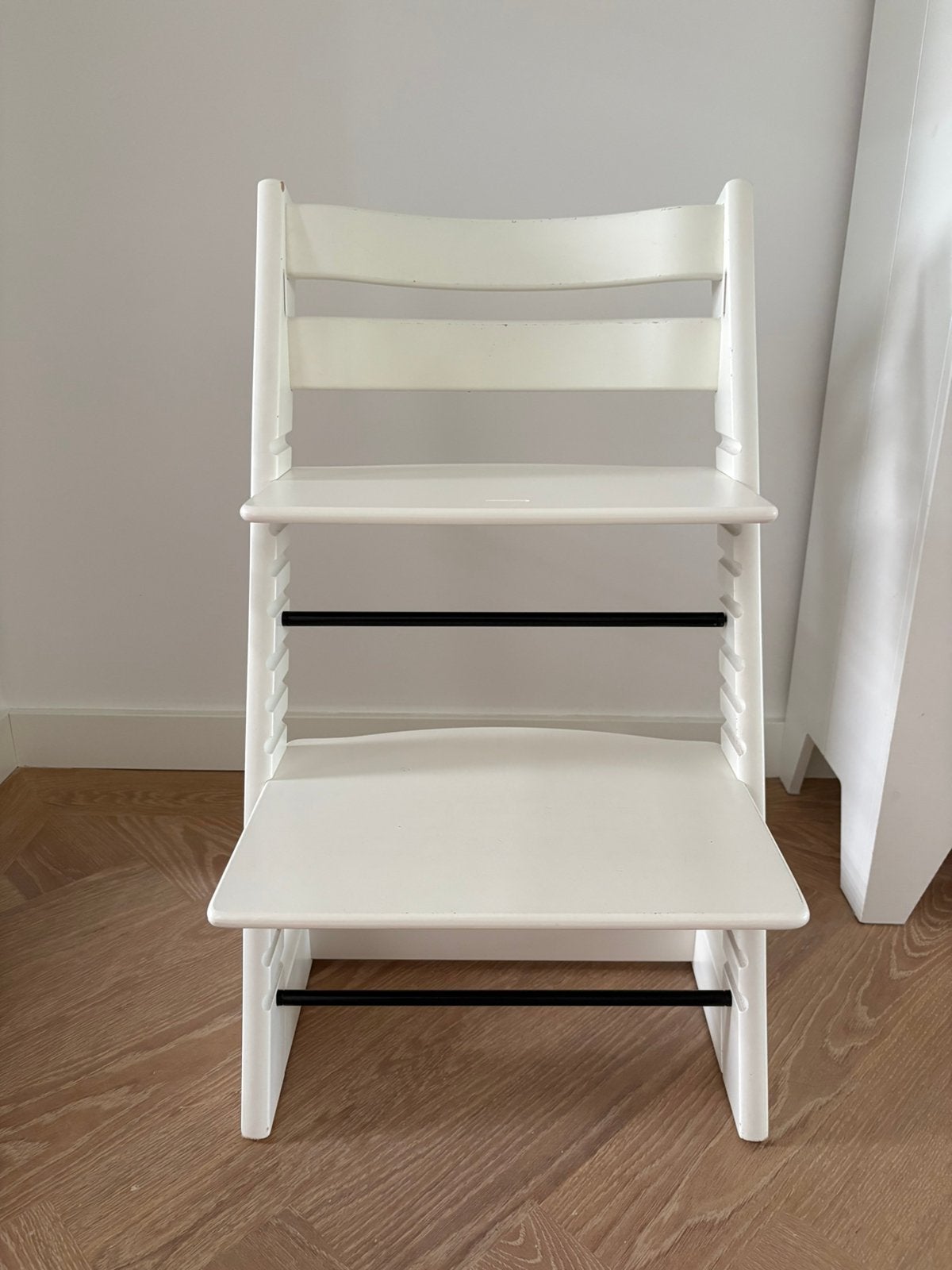 Mooie Stokke Tripp Trapp kinderstoel inclusief Baby Set, Ophalen, Gebruikt, Meegroeistoel, Stoelverkleiner