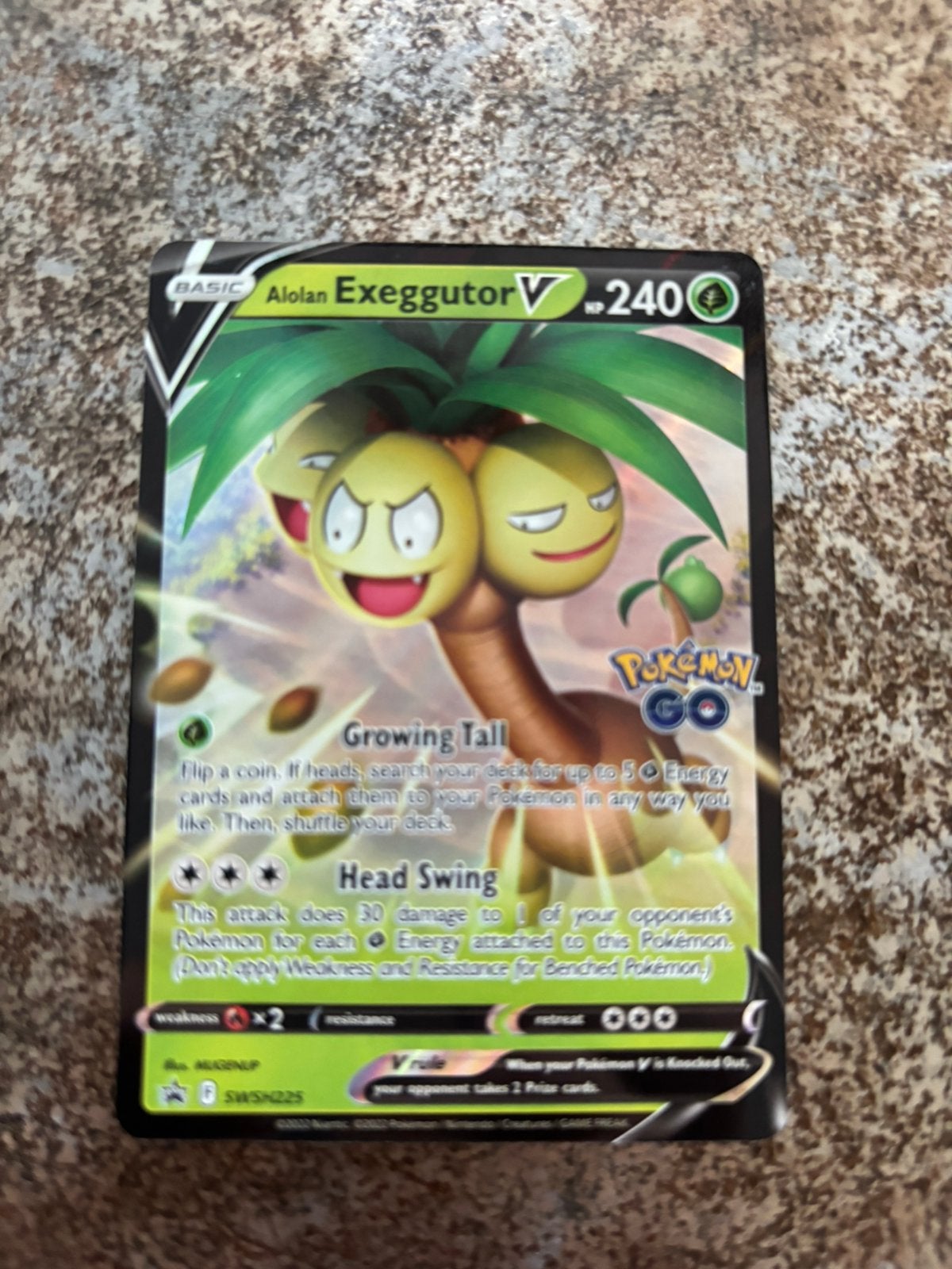 Exeggutor V, Ophalen of Verzenden, Zo goed als nieuw, Losse kaart