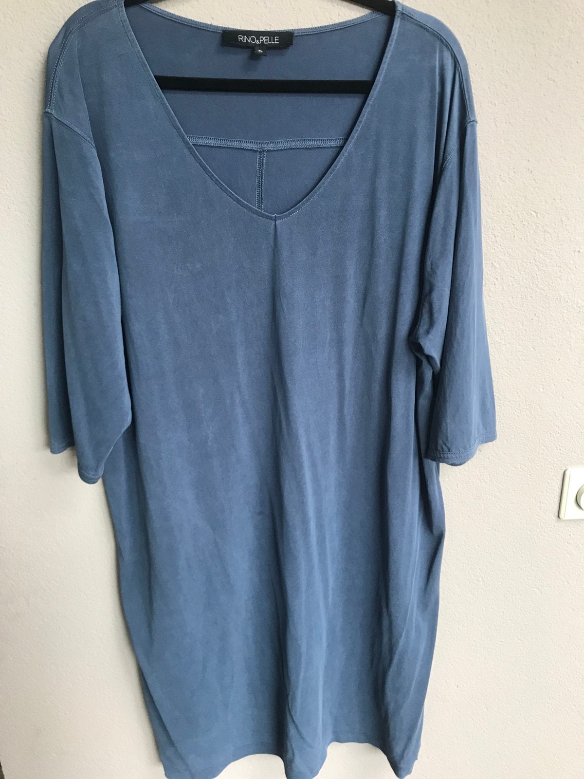 Rino en Pelle jurk maat XL, Kleding | Dames, Grote Maten, Ophalen of Verzenden, Zo goed als nieuw, Blauw, Jurk