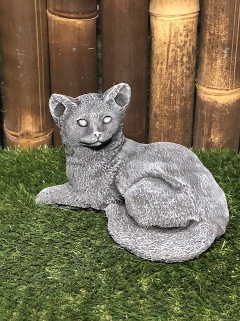 Poes nr.187, Tuin en Terras, Ophalen, Nieuw, Beton, Dierenbeeld