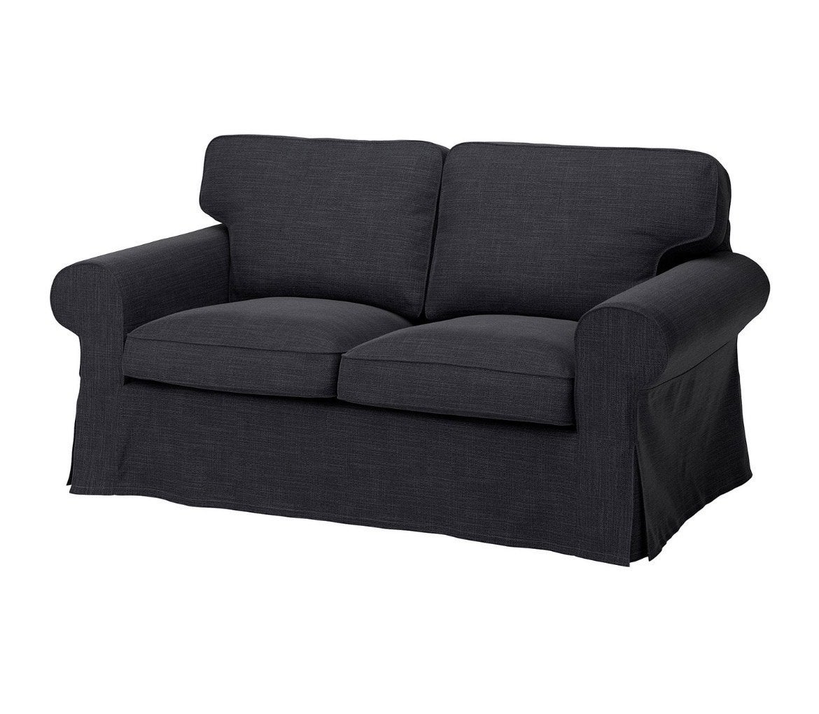 IKEA Ektorp 2-zits bank zwart - Gratis af te halen, Huis en Inrichting, Banken | Bankstellen, Ophalen, Gebruikt, Tweepersoons