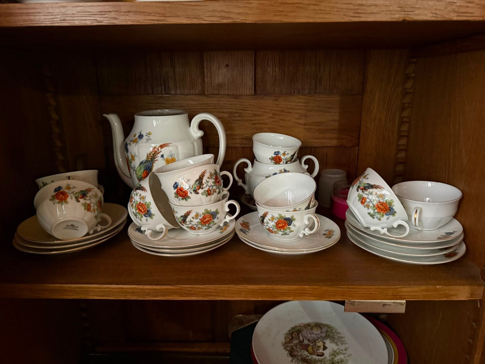 Antiek koffie/thee servies, Ophalen