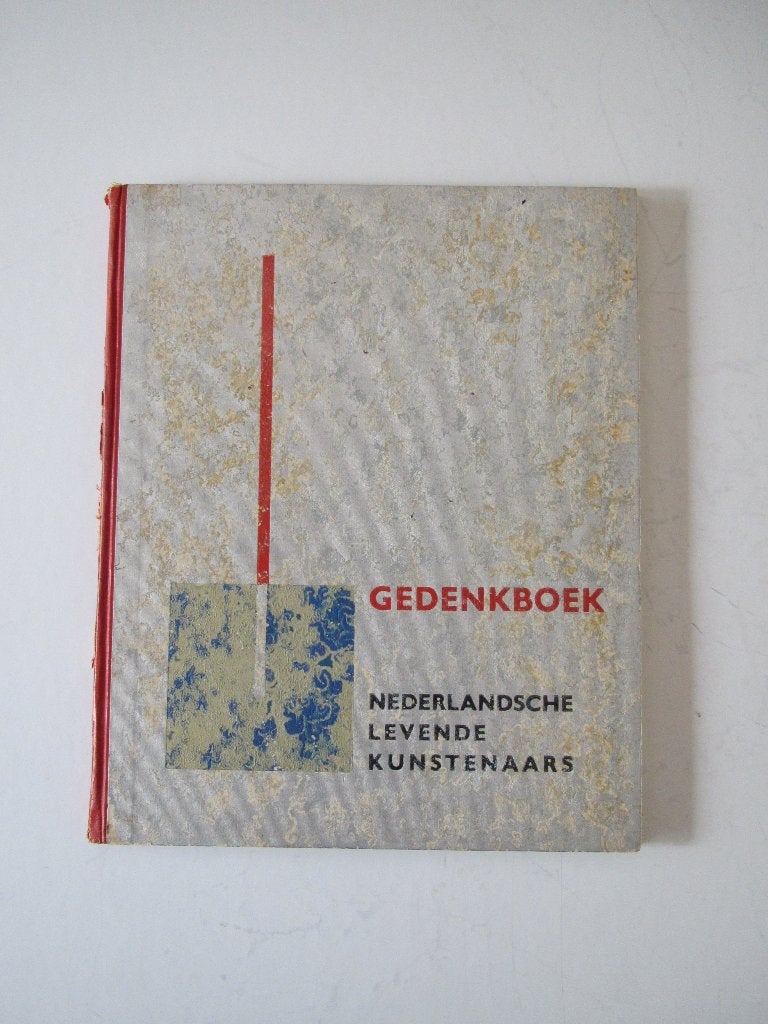 Boek  Gedenkboek  Ned. Levende kunstenaars, Boeken, Verzenden, Zo goed als nieuw, Overige onderwerpen