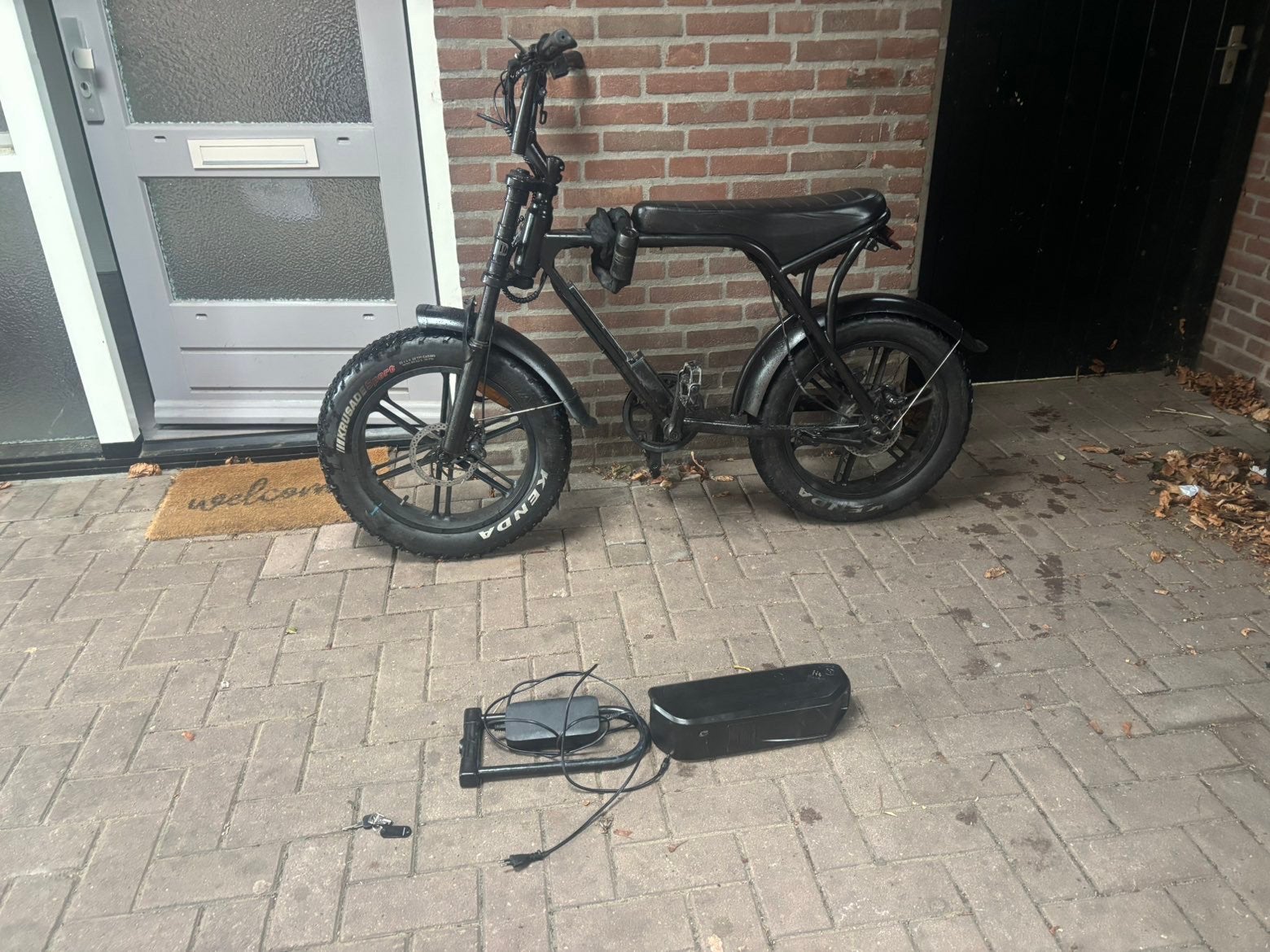 Fatbike ouxi v8, Fietsen en Brommers, Fietsen | Vouwfietsen, Overige merken, 20 inch of meer, Gebruikt, Versnellingen