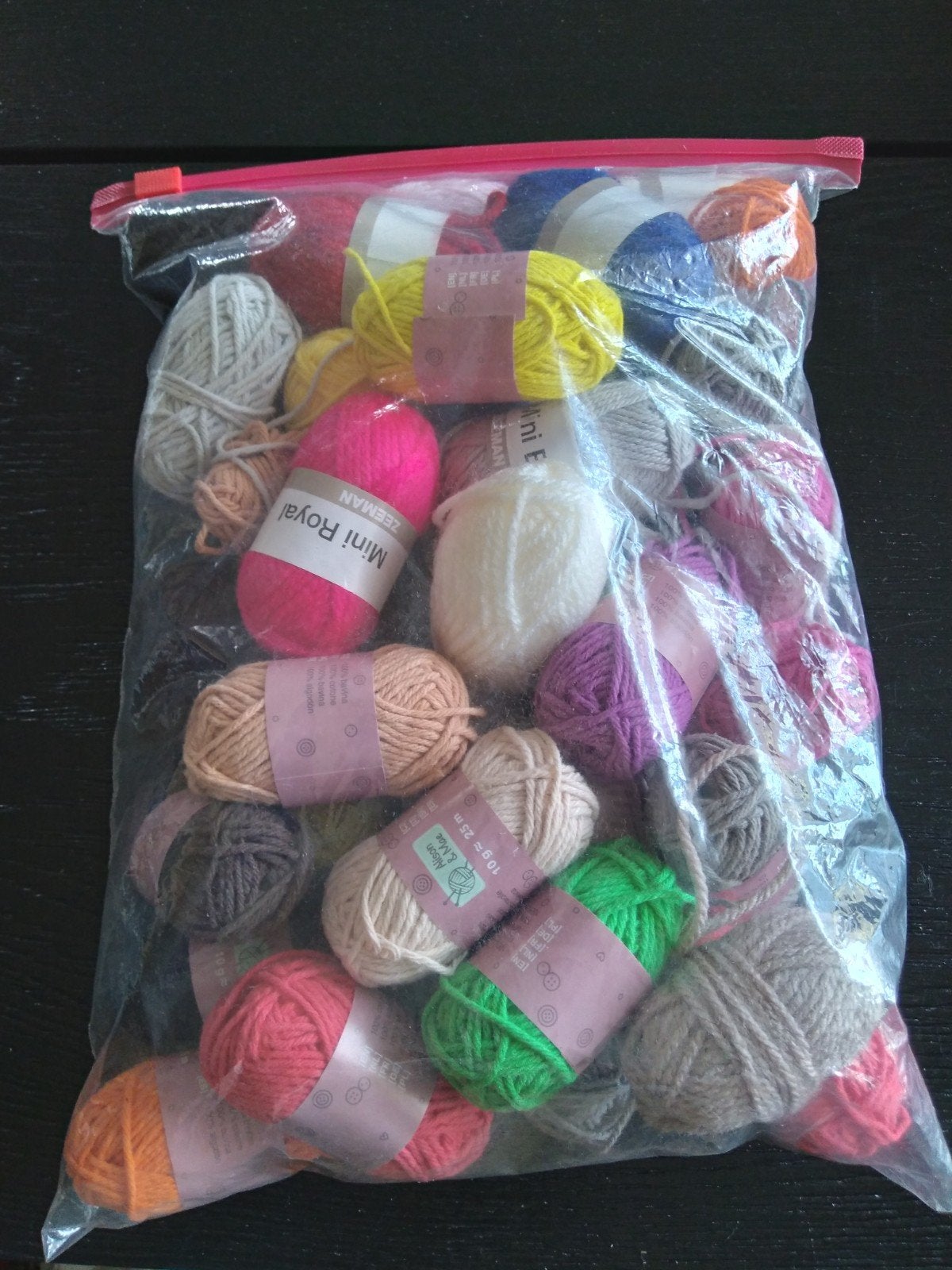 mini bolletjes katoen, Ophalen of Verzenden, Breien of Haken, Wol of Garen