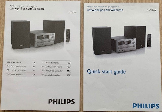 Philips Mini Stereo microsysteem  MCM2000, Ophalen, Philips, Microset, Cd-speler