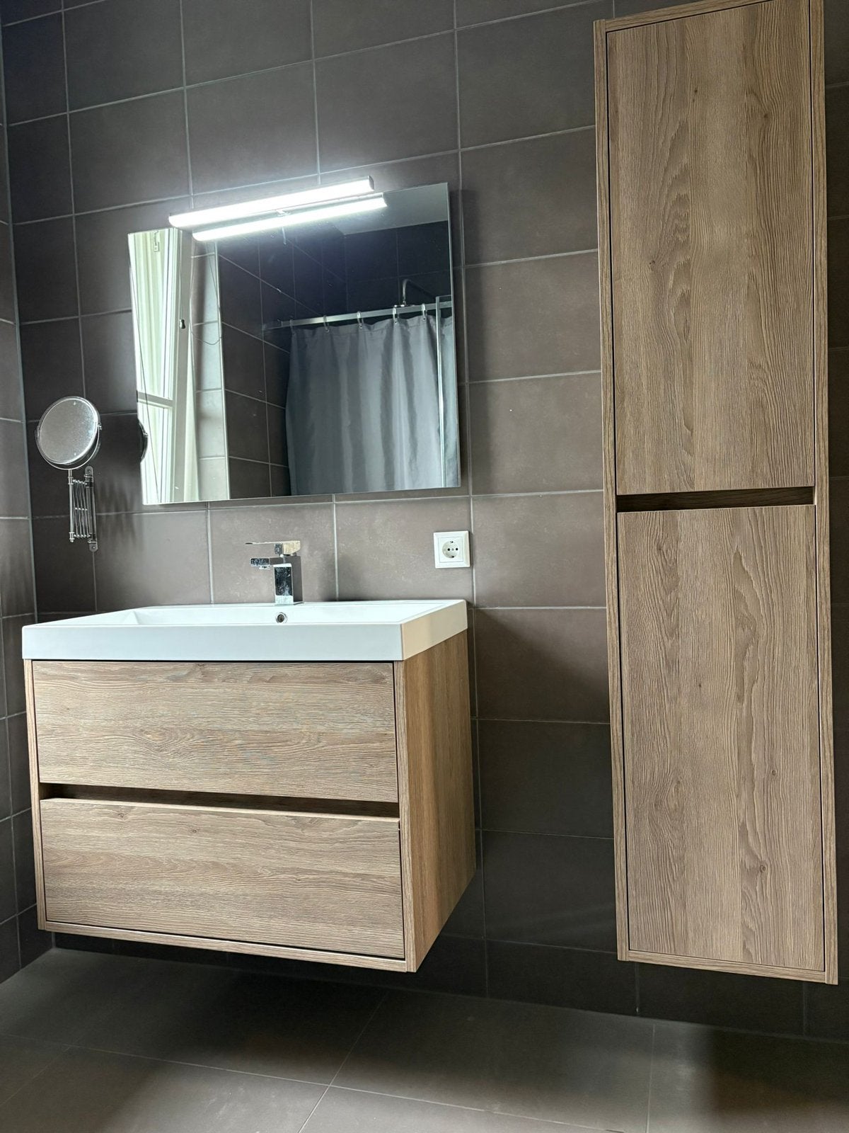 Complete badkamermeubelset – Nexxt Legno Viola, Huis en Inrichting, Badkamer | Badkamermeubels, Ophalen, Overige typen, 50 tot 100 cm